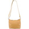 NovaKabelka.sk Batilda Camel kožená talianska crossbody kabelka camel