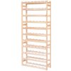 Stolmak Regál na víno drevený W-77 72,2x166 cm