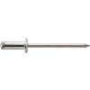 Trhací nit Gesipa 4,0x8,0 mm inox/inox, štandard, plochá okrúhla hlava