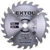 EXTOL PREMIUM kotouč pilový s SK plátky, 165x1,4x16mm, 24T