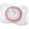 Chicco Physio Forma Mini Soft upokojujúce cumlíky, 2ks, ružová/transparentná, 2-6m