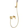 Imex BDP048-4OC PISA nástenná vaňová batéria + sprchový set kartáčované zlato