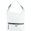 WANDA dámska koženková kabelka Biela
