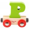 Bigjigs Rail Vagónik drevené vláčikodráhy - Písmeno P