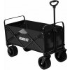 Humberg HM-512 Skladací záhradný vozík 100 l, čierny