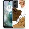 Picasee silikónový čierny obal pre Motorola Moto E14 - Boho style