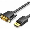 Vention DisplayPort (DP) to DVI Cable 1,5 m Black HAFBG