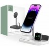 Tech-Protect A22 3in1 bezdrôtová nabíjačka na mobil / AirPods / Apple Watch, biela