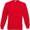 Fruit of the Loom Mikina Premium Set-In Sweat, pánská COT16215400402-red M Červená