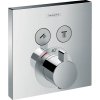 Hansgrohe 15763000 ShowerSelect termostat pod omietku pre 2 spotrebiče, chróm