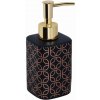 GLOSSY – dávkovač mydla – čierna – BISK 07968