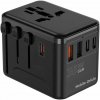 Mobile Origin Cestovní adaptér GaN 35W PW4 EU/UK/US/AUS, 3x USB-C + 2x USB-A