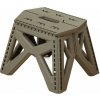 Plastová skladacia stolička stolička - military zelená (ZDL2)