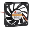 YS TECH FD126010MS(1F5) axiálny ventilátor, 12 V/DC, 35.7 m³/h, (d x š x v) 60 x 60 x 10 mm, FD126010MS(1F5); FD126010MS(1F5)