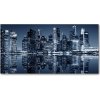 Foto obraz akrylový do obývačky Singapur noc 100x50 cm