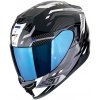 Prilba Scorpion EXO-520 Evo Air RANKA Black White Blue Veľkosť: XL (61-62 cm)