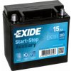 Autobatéria EXIDE START-STOP 12V 15Ah 200A EK151