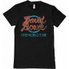David Bowie Tričko 1978 World Tour Unisex Black L