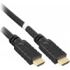 PremiumCord HDMI High Speed + Ethernet kabel/ zlacené konektory/ 5m/ černý kphdm2-5