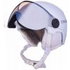 Dámska lyžiarska prilba so štítom BLIZZARD-(II. Quality) W2W Double Visor ski helmet, white matt, smoke lens, mirror Biela 56/59 cm