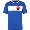 Futbalový dres Slovensko Slovakia modrý s menom a číslom 1 XL