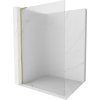 Mexen Kioto L sprchová stena Walk-in 70 x 200 cm, matná, zlatá brúsená - 800-070-103-55-09