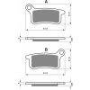 GOLDFREN Brzdové obloženie GOLDFREN 185 S33 OFF-ROAD Zadná
