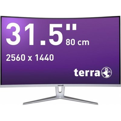 TERRA LCD/LED 3280W V2 Strieborná/Biela CURVED 2xHDMI/DP - Flachbildschirm (TFT/LCD) - 31,5"