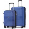 Sada 2 rozšíriteľných PP kufrov Kono - navy