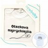Body s potlačou New Baby Oteckova najrýchlejšia - darčekové balenie, 56 (0-3m)