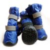 JML Topánočky pre psov Snow & Power - sada 4ks, modré Velikost: S