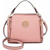 Miss Lulu Kabelka - Veridia, eko kožená s crossbody popruhom, ružová