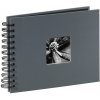 HAMA 94884 album klasický špirálový FINE ART 24x17 cm, 50 strán, šedý