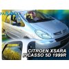 Deflektory - protiprievanové plexi Citroen Xsara Picasso 5D od 1999 (+zadné)