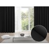 Biante Zatemňovací záves Blackout BKS-410 Čierny - šírka 140 cm 140x220 cm