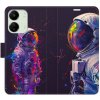 Flipové puzdro iSaprio - Neon Astronaut 02 - Xiaomi Redmi 13C