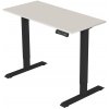 DELSO Elektrický výškovo nastaviteľný stôl ADJUSTER PRO - 70 cm, 140 cm, Svetlo sivá, Čierna