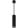 BOWI | Luster na lanku KARADON 1xGU10/30W/230V 17 cm čierna | BW0167