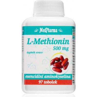 MedPharma L-Methionin 500 mg tobolky na podporu detoxikácie organizmu 97 tbl