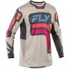 dres LITE VICE, FLY RACING - USA 2025 (šedá/růžová, vel. L)