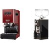 Gaggia New Classic EVO, red + Eureka Mignon Turbo, CR black