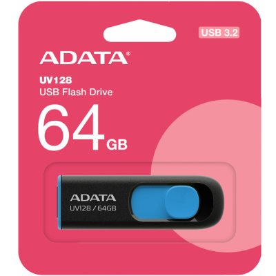 ADATA DashDrive UV128 64GB AUV128-64G-RBE