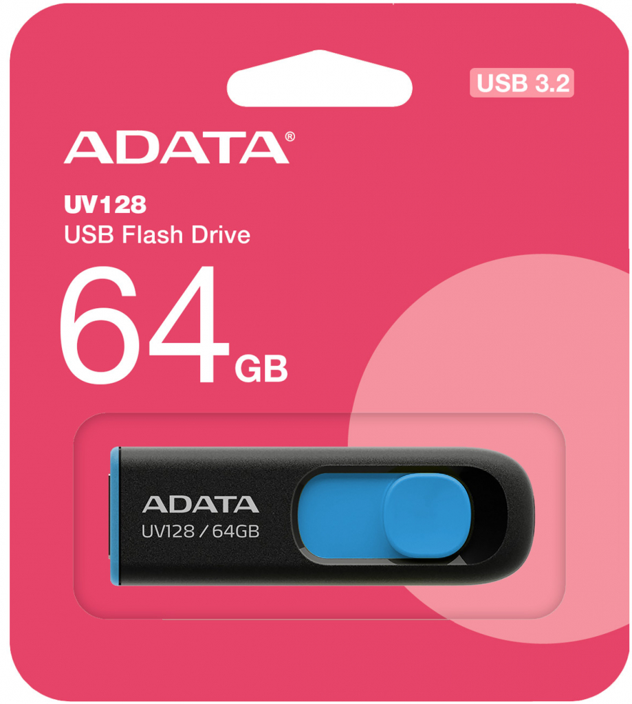 ADATA DashDrive UV128 64GB AUV128-64G-RBE