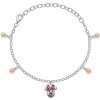 Disney Slušivý strieborný náramok Minnie Mouse BS00001SMAL-5.CS