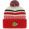 47 Brand Pánska zimná čiapka Chicago Blackhawks NHL Long Range ´47 CUFF KNIT Natural