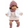 Llorens 42162 CARLA - realistická bábika so zvukmi a mäkkým látkovým telom - 42 cm