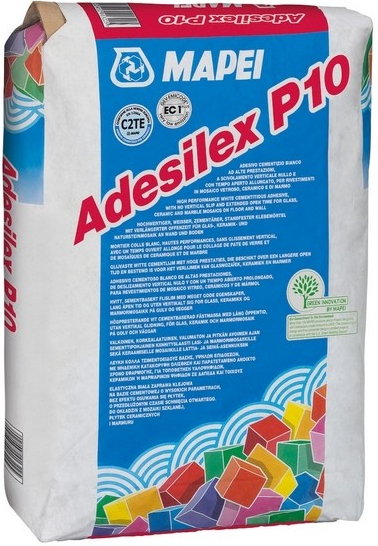 Mapei ADESILEX P10 biele cementové lepidlo biela 25 kg 277225