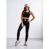 Čierna dámska dvojdielna športová súprava Bolf 022A