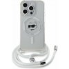 Karl Lagerfeld IML Crossbody Choupette Head MagSafe zadný kryt pre iPhone 15 Pro Max Transparent