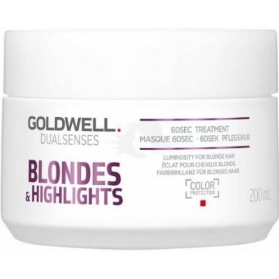 Goldwell Dualsenses Blondes & Highlights maska pre melírované vlasy (60sec Treatment for Blonde & Hightlighted Hair) 200 ml